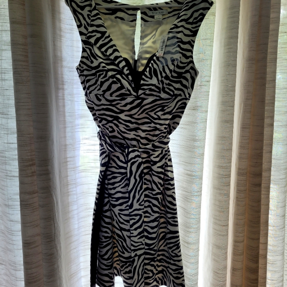 Zebra print dress